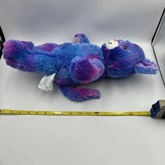 Build a Bear Stars Glow In The Dark Kitty Cat Purple Blue Starry Plush 17" - Picture 12 of 14